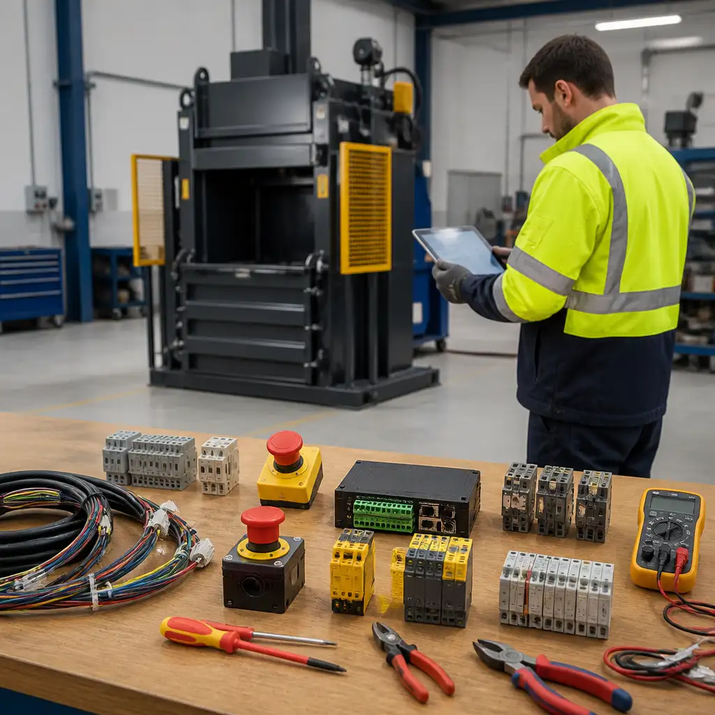 Safety retrofit checklist for legacy balers and compactors: meet HSA expectations without unnecessary replacement