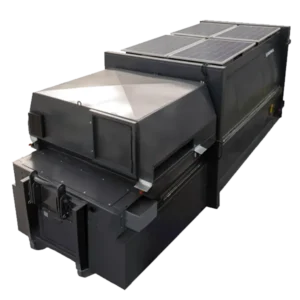 Europress CombiMax SmartSolar solar-powered waste compactor front view
